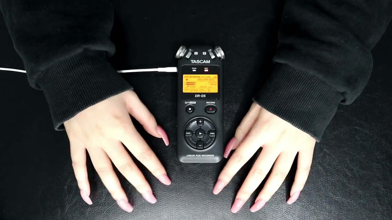 ASMR Faux-Leather Tapping (No Talking) sounds like rain
