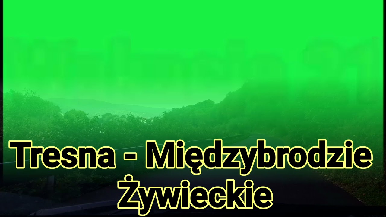Tresna - Międzybrodzie Żywieckie... malowniczo położona droga...