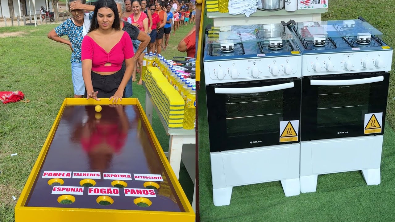Tabuleiro Premiado: Ganhe Fogão, Panela e Muito Mais!
