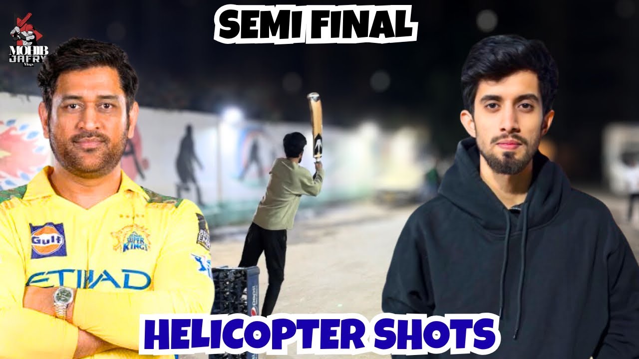 Unbelievable batting by Zaid In Semi Final 🔥 Hitting Sixes Like MS Dhoni 😱