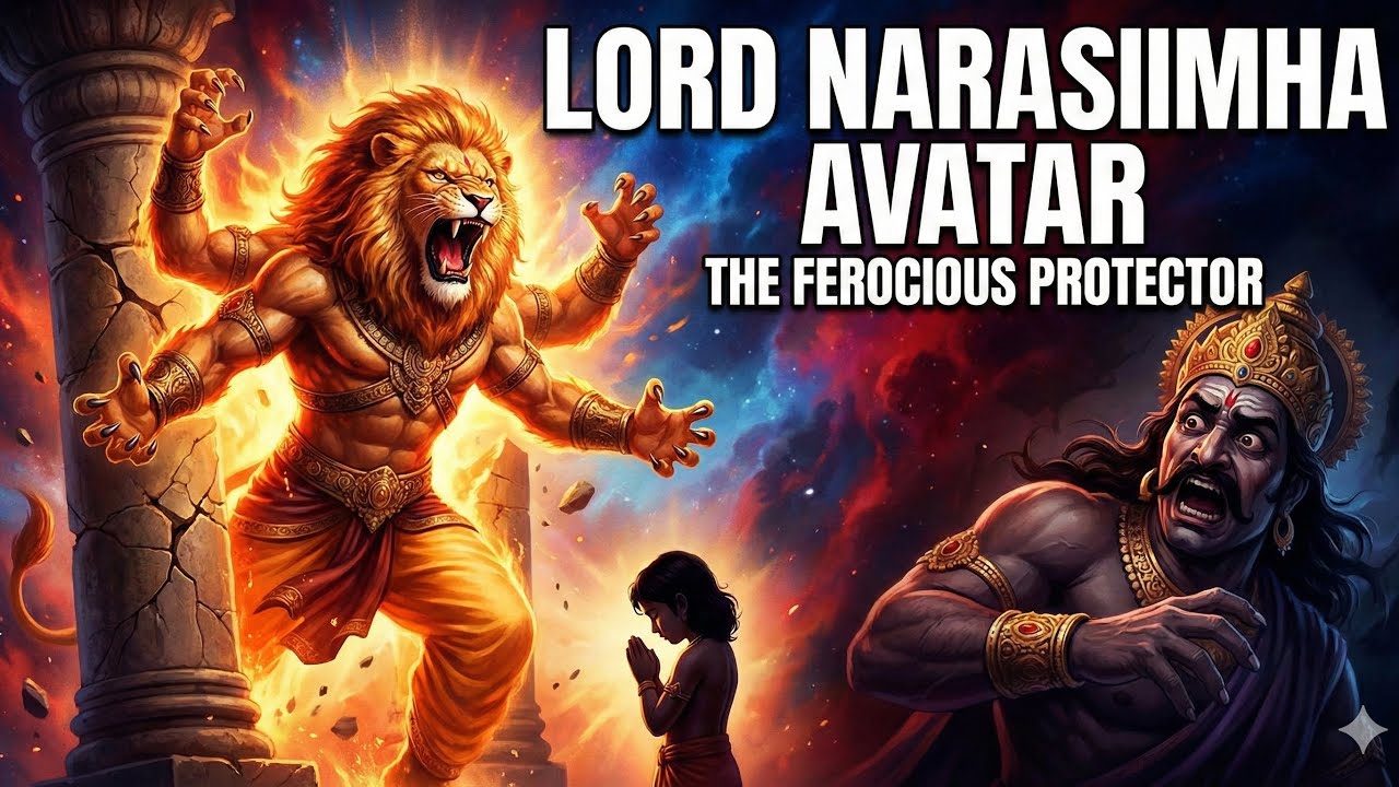 Lord Narasimha Avatar: हिरण्यकश्यप का वध कैसे हुआ? | Full Story