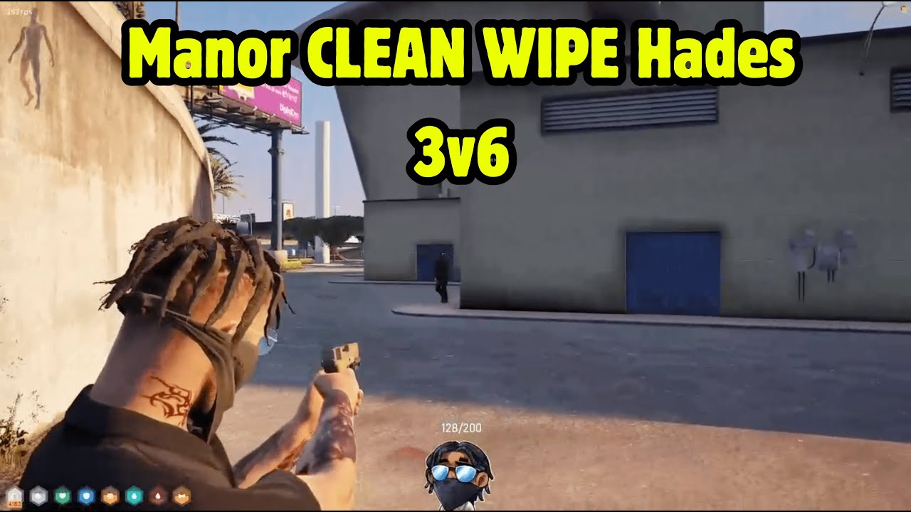 Manor CLEAN WIPE Hades 3v6 after CLASS 2 CRATE | Manor No Pixel 4.0