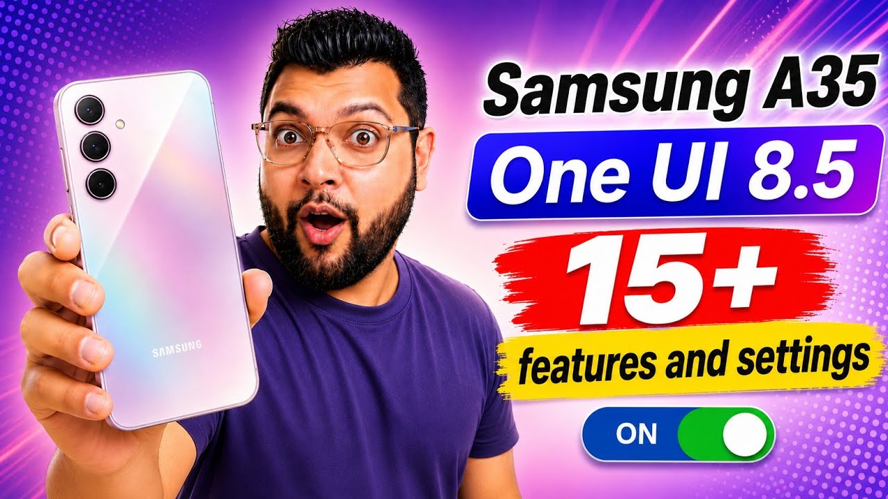 Samsung A35 5G Top 15 + Features & Settings With One Ui 8.5 Update!😍#samsung #galaxya35