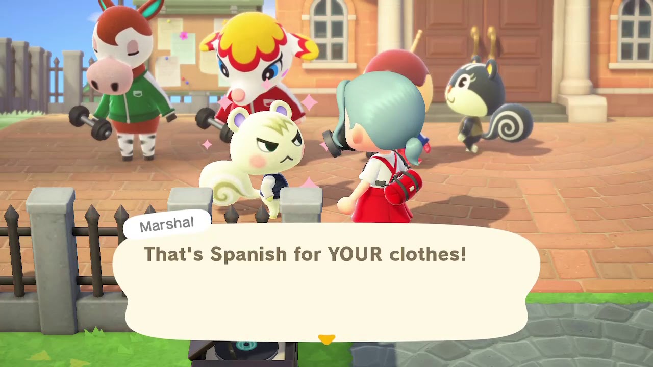 Marshal being a bit rude but i can't get angry at him cuz he is precious (ACNH)