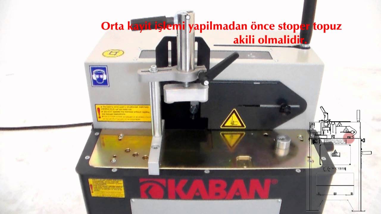 KABAN MAKİNA OA 1010 Ortakayıt Kertme Kurulum