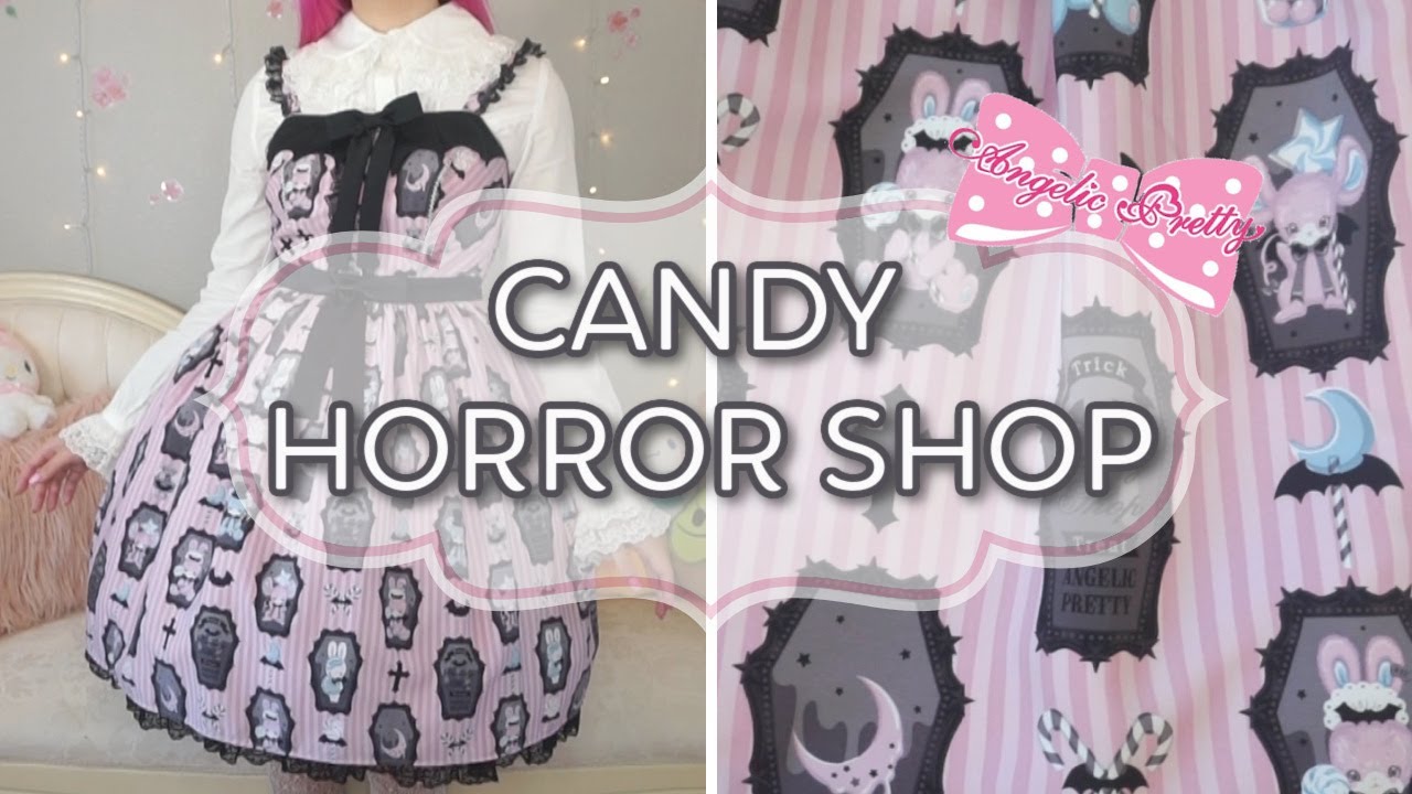 Angelic Pretty CANDY HORROR SHOP | Second Hand LOLITA Buying Guide and Dress Review