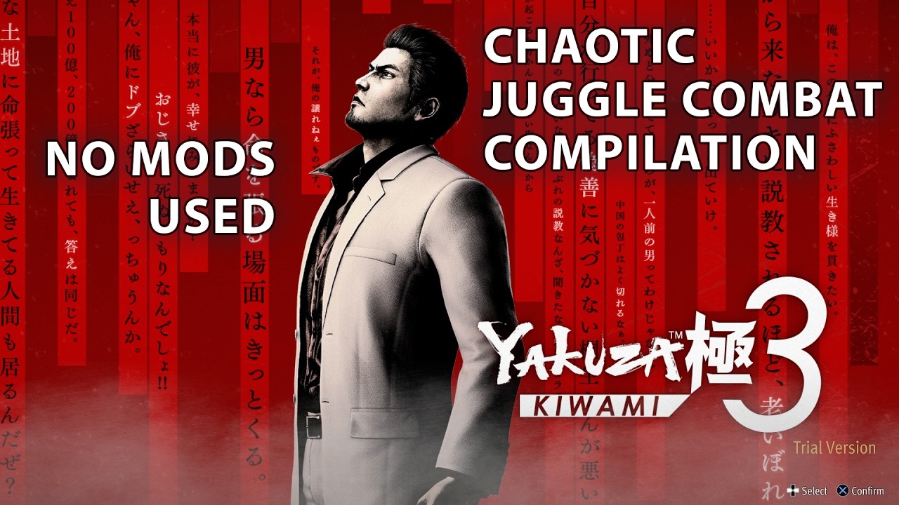 Kazuma Kiryu’s Chaotic Juggle Combat | Yakuza Kiwami 3 & Dark Ties Demo
