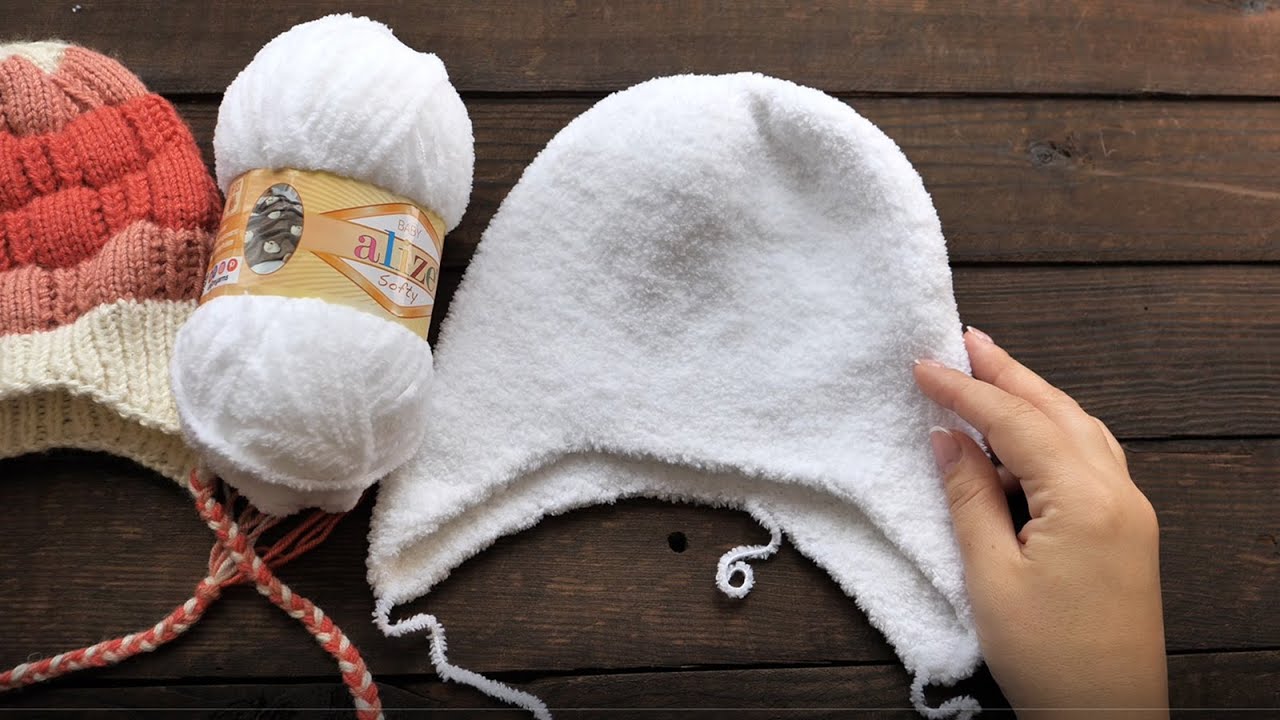 Как связать подклад для шапки спицами 🍰 How to knit a lining for a hat