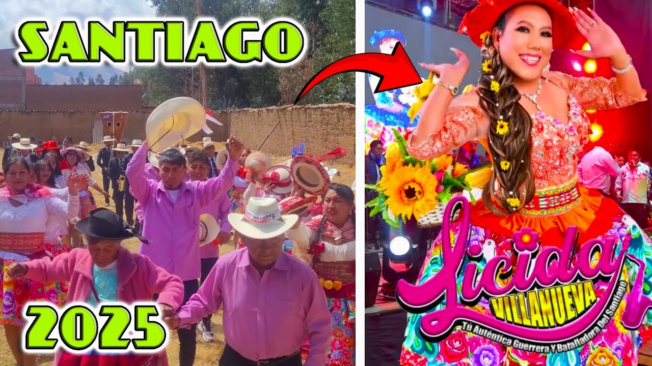 LA MEJOR FIESTA DE SANTIAGO 2025 CON LICIDA VILLANUEVA - Familia Montalvo I Huancayo #santiago