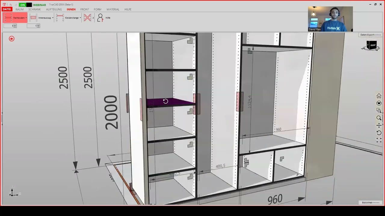 Eine schicke Ecklösung für den Flur? Schnell geplant mit TrunCAD | Webinar