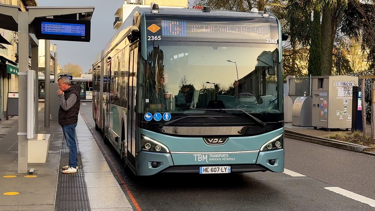 Bus Électrique VDL du Réseau TBM (Bordeaux)- Ligne Express G