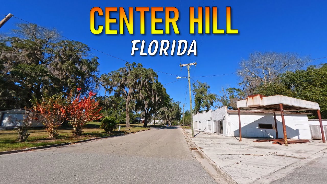 Center Hill Florida Driving Through