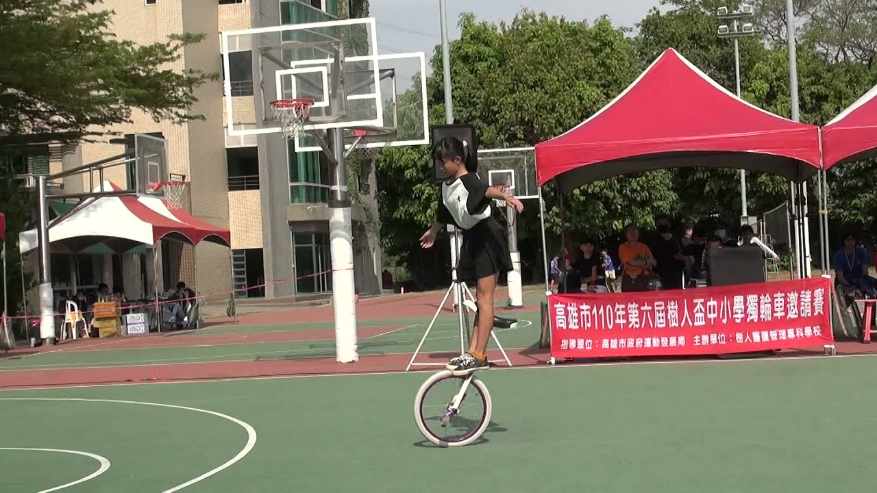110 4 10第六屆樹人盃獨輪車邀請賽國小女單第三名 右昌國小沛岑