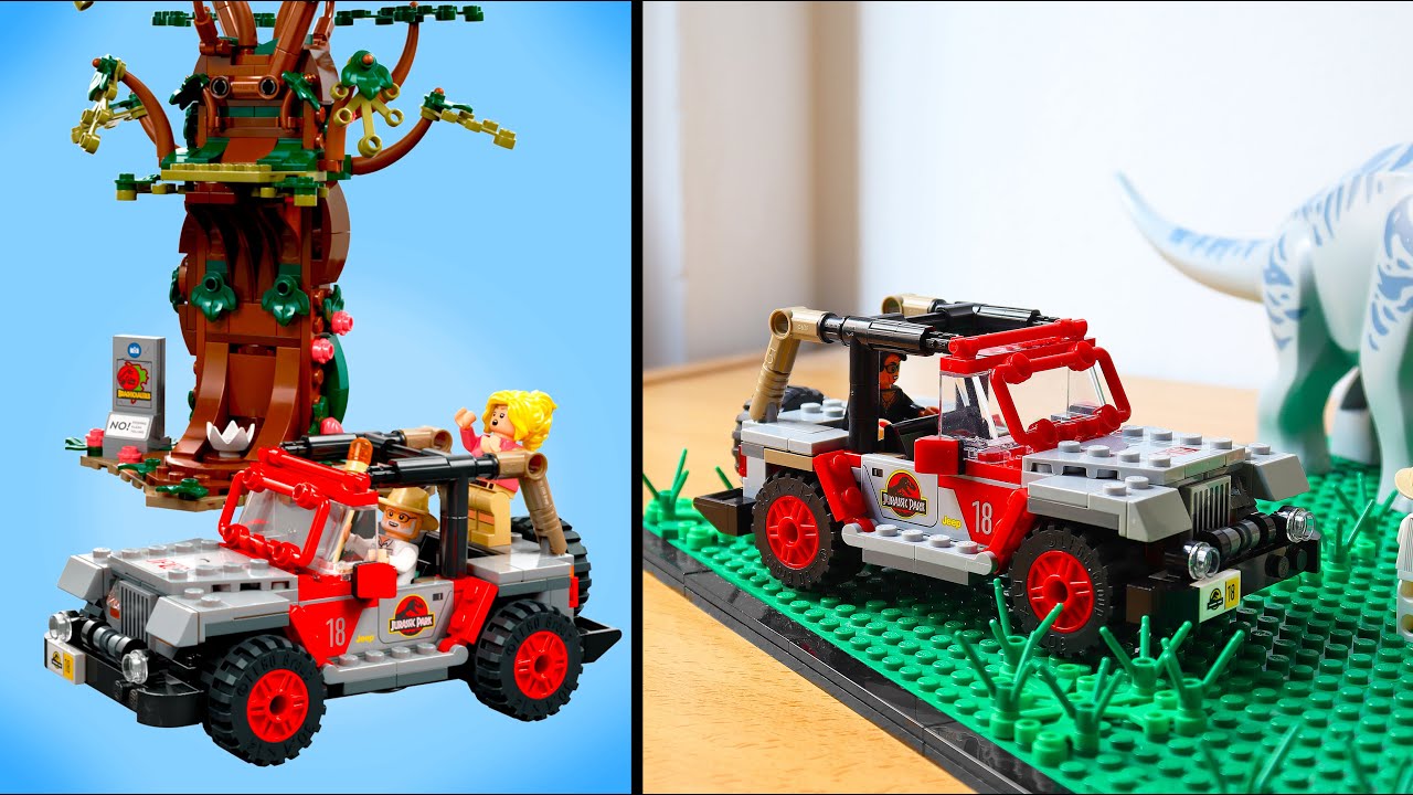 I fixed the LEGO Jurassic Park Jeep