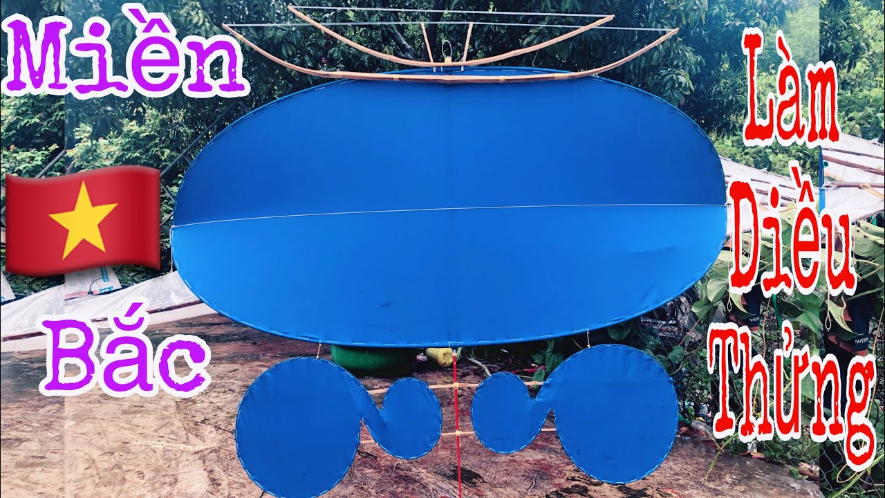Làm Diều Thửng Cõng Mòng Khủng Ngày Mưa gió FLY A KYTE