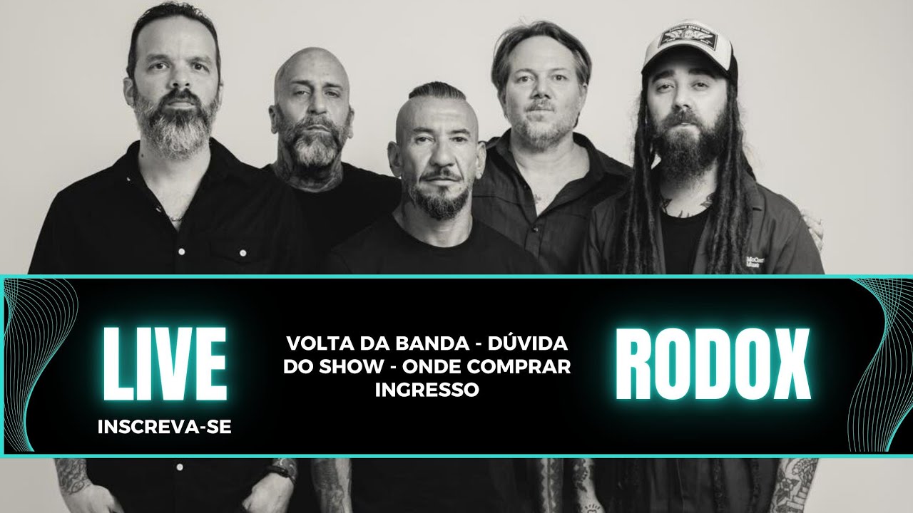 Rodox | Ingresso -  Link onde Comprar (Live - 2026)  