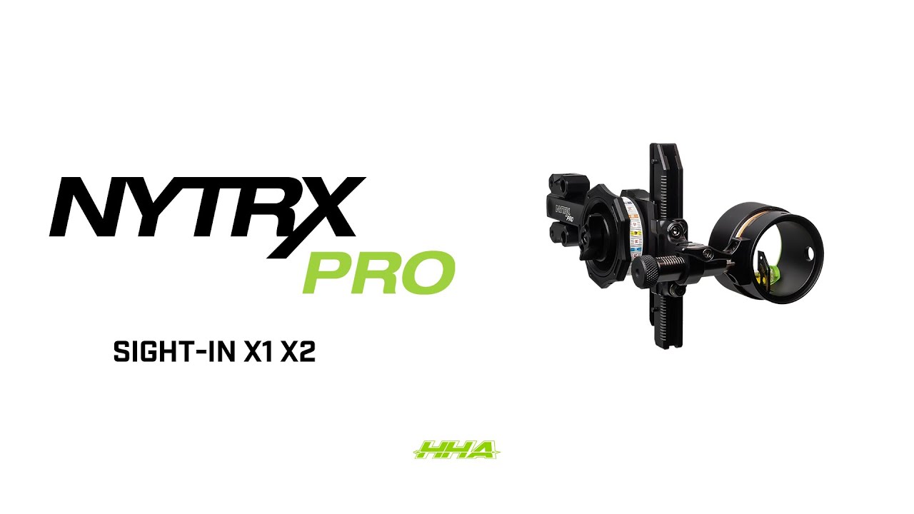 NYTRX & NYTRX Pro X1 & X2 SIGHT IN