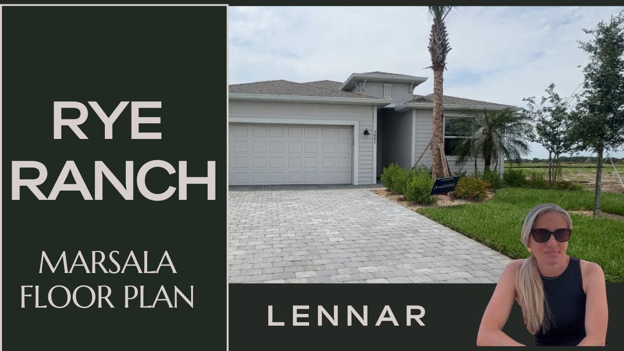 Inside the Stunning Rye Ranch Lennar Marsala&ndash;Spacious 3 Bed + Den, 3 Bath Home Tour in Parrish, FL!