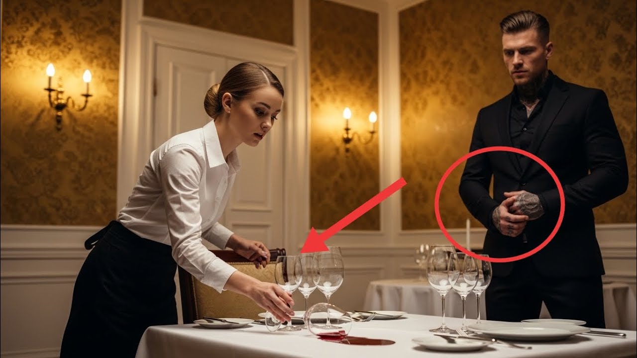 A Silent Move at the Table — The Waitress Saved the Mafia Boss Without a Word