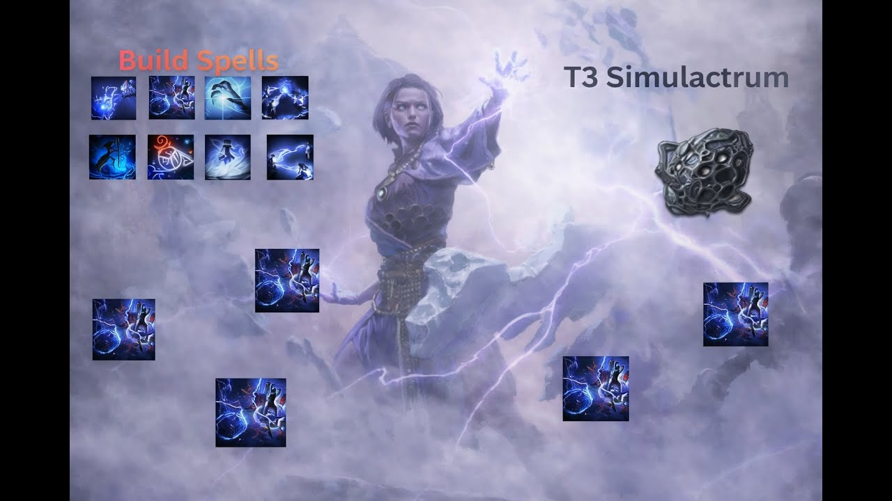 Path of Exile 2 Stormweaver Lightning warp T3(Max)Level Simulacrum Farm