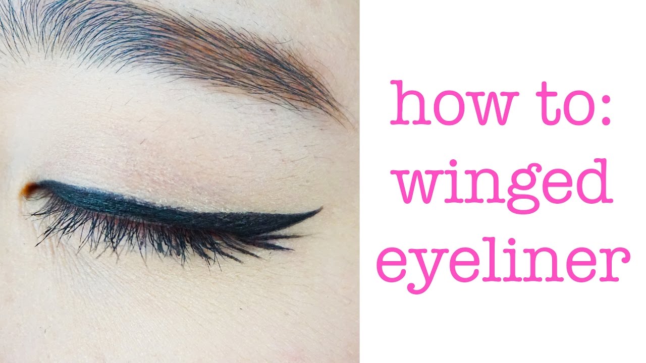 How To Apply Eyeliner | Winged Eyeliner
