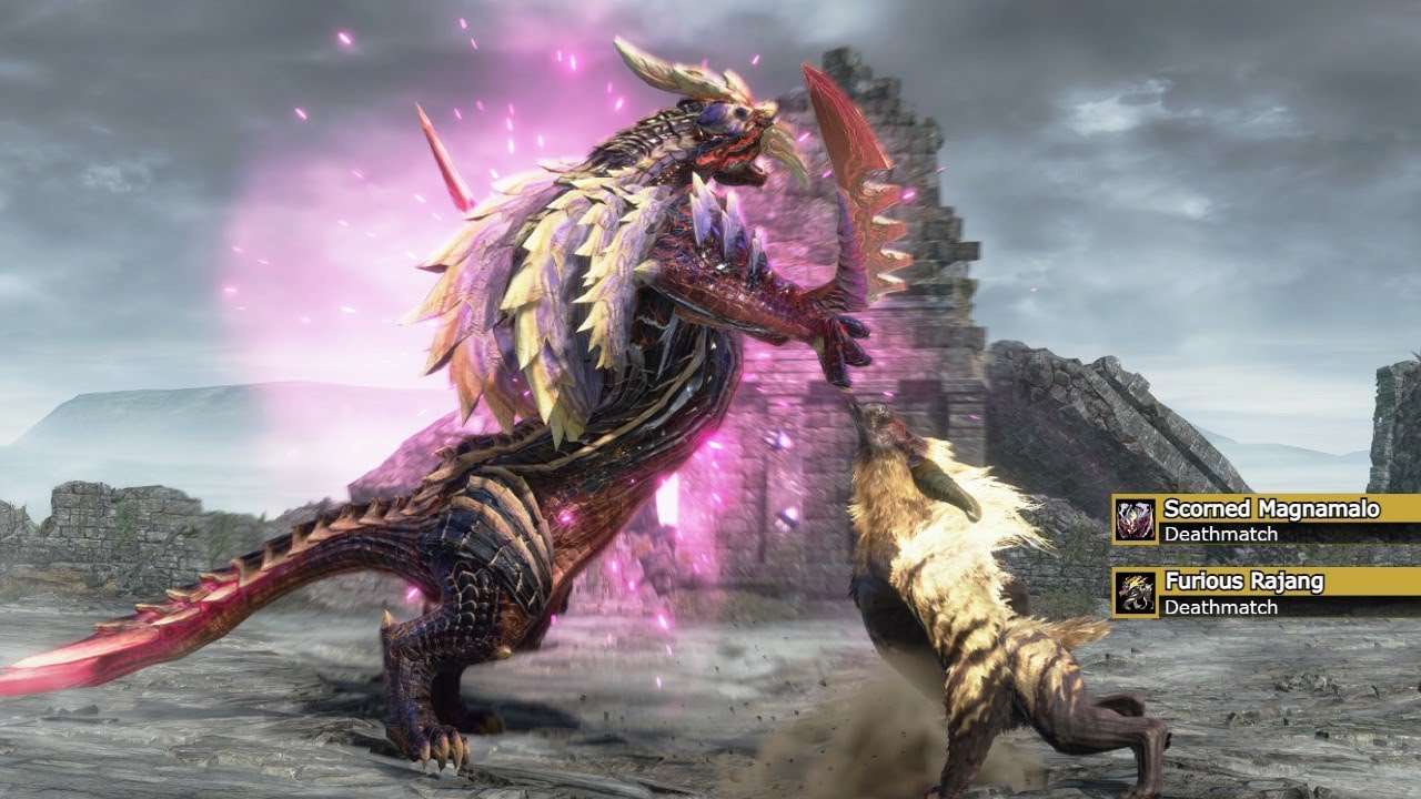 Scorned Magnamalo VS Furious Rajang  (怨嗟響めくマガイマガド vs 激昂したラージャン) | Turf War Monster Hunter Sunbreak