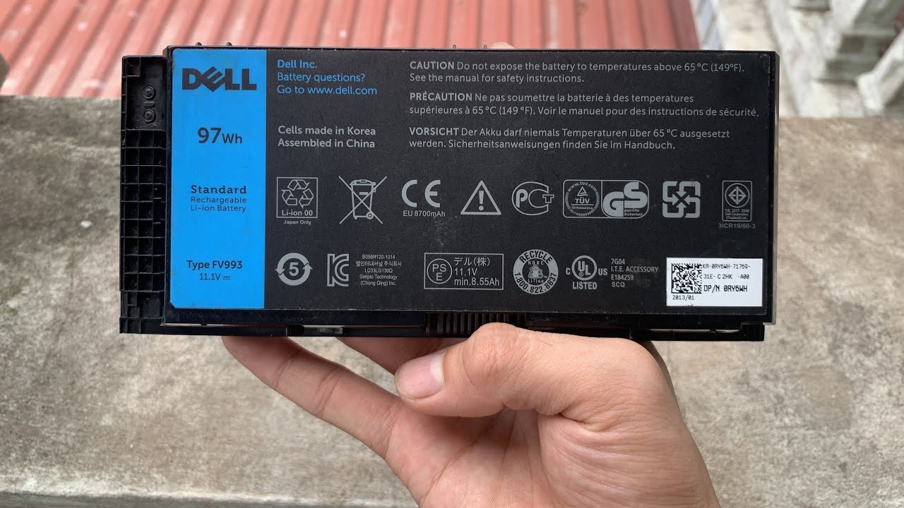 Bung cục pin laptop Dell 97Wh giá siêu rẻ để lấy Cell pin nhưng cái kết thì...