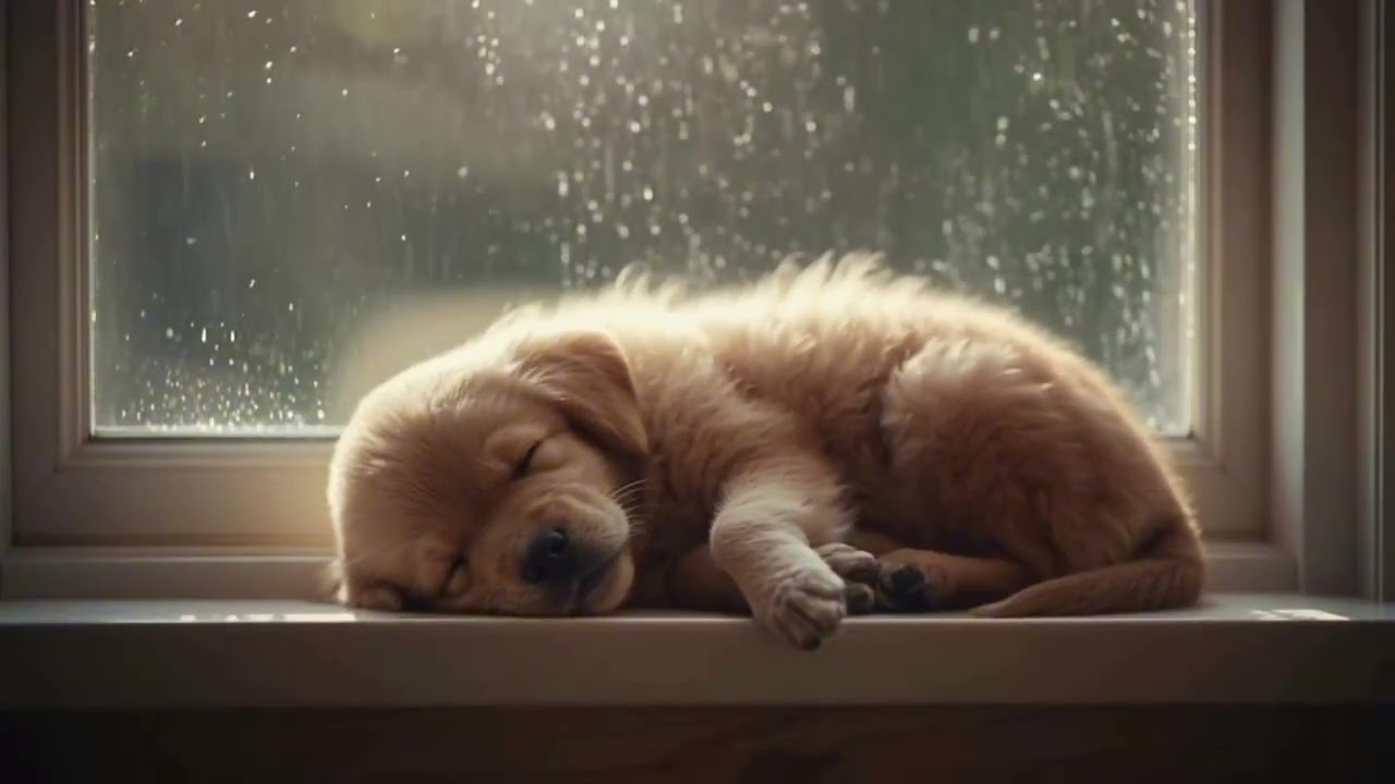 For Anxious Minds, Rainy Window & Sleeping Dog
