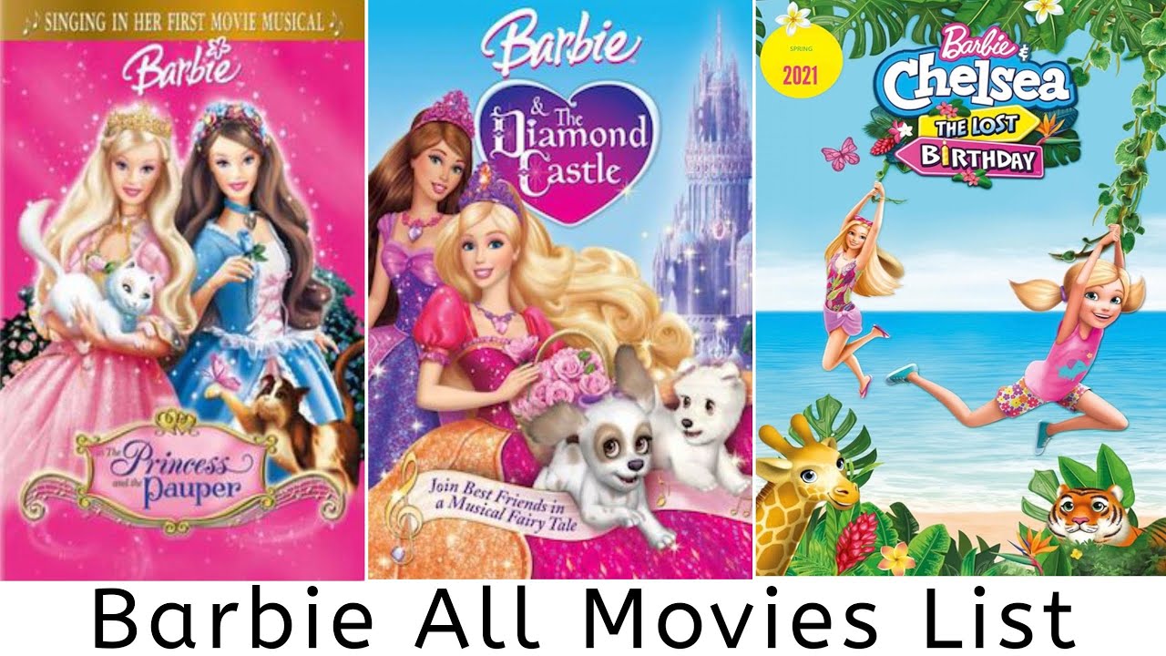 All Barbie Movies List (2001-2024) | Complete Barbie Movie Collection