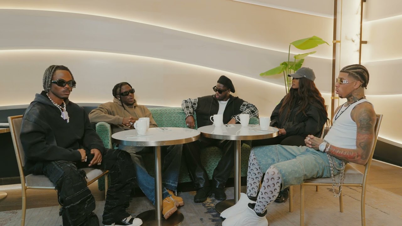 EXCLUSIVE: NLE CHOPPA, FRANGLISH, STONEBWOY & CKAY MEET FOR THE FIRST TIME& OPEN UP WITH GWEN MADIBA