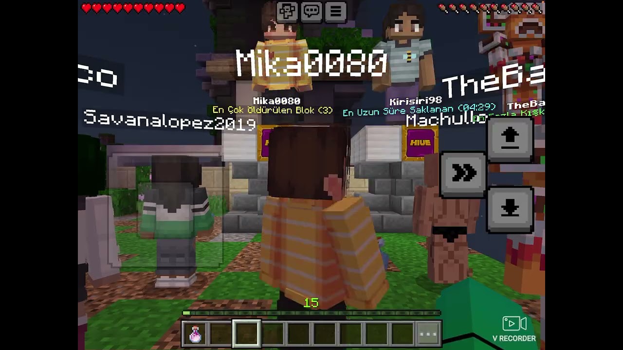Babam ile ilk minecraft videomuz :)