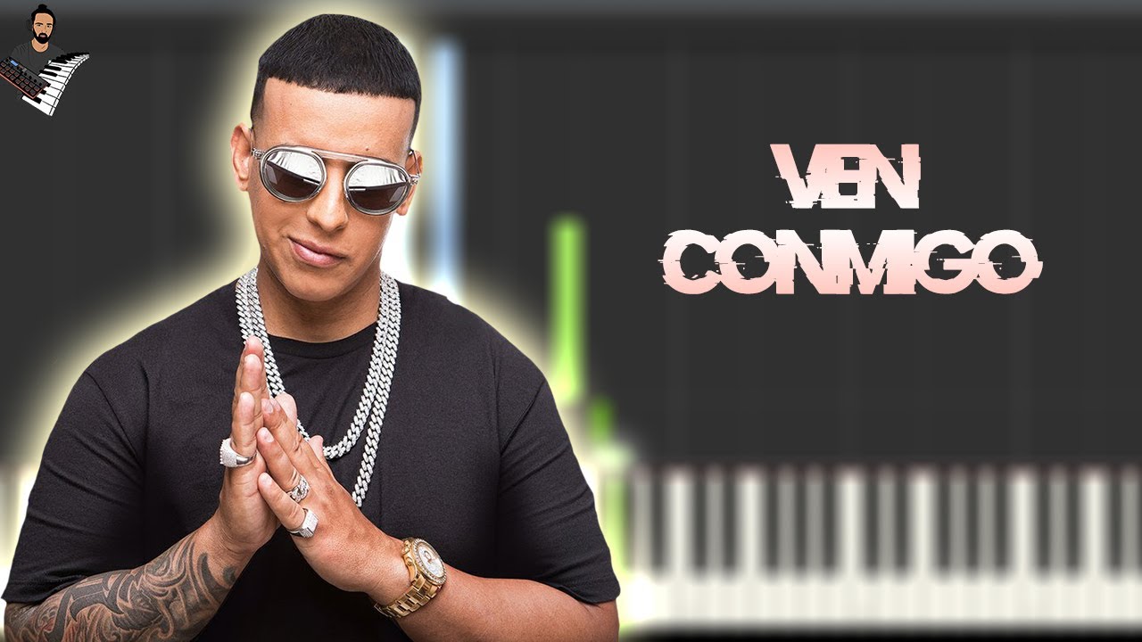 Daddy Yankee - Ven Conmigo ft. Prince Royce | Instrumental Piano Tutorial / Partitura /Karaoke /MIDI