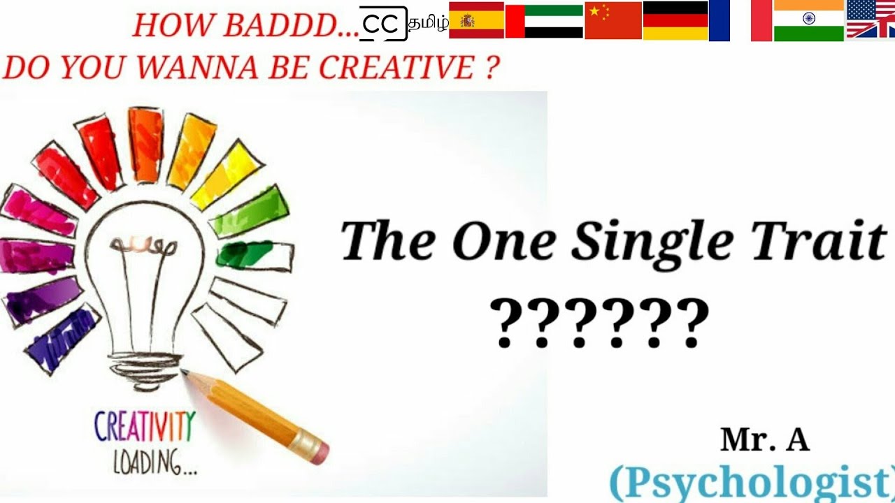 Openness- How Bad...Do you wanna be creative? - Personality#15- by Psychologist