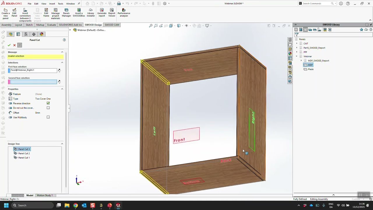 SWOOD forklaret: Fra design til CNC i SOLIDWORKS | On-demand webinar