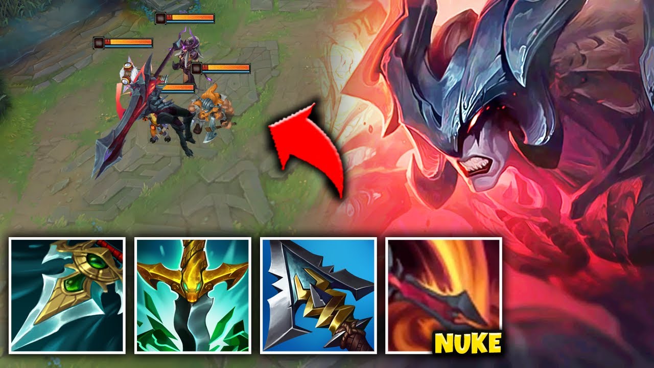 WTF?! LETHALITY AATROX 100% DOES TOO MUCH DAMAGE! (3RD Q NUKES) - League of Legends