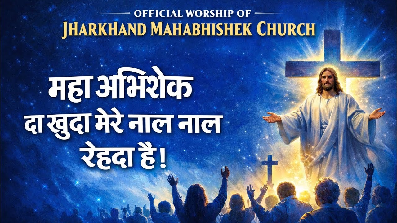महाअभिषेक दा खुदा मेरे नाल नाल रेहड़ा है ।।  WORSHIP SUNG BY SANT RAVI JEREMIAH JI ✝️✝️