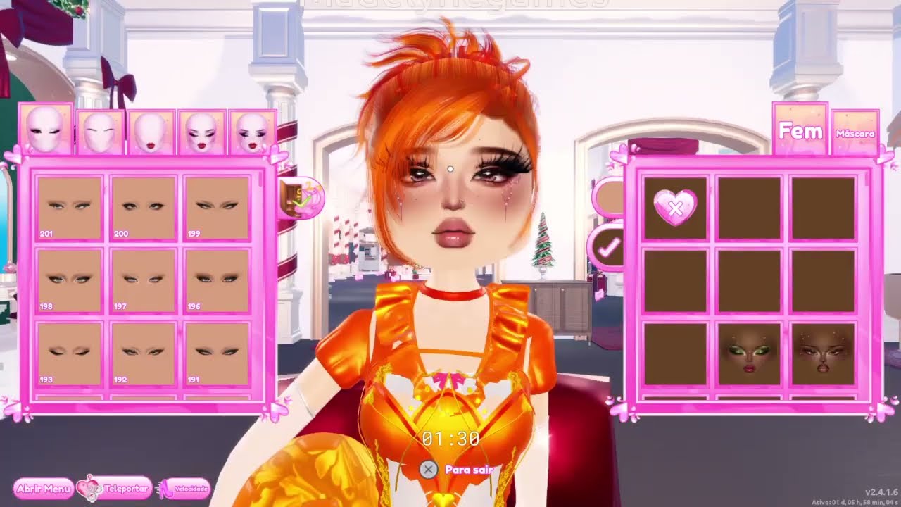 Fazendo a Glitter Laranja de:Glitter Force