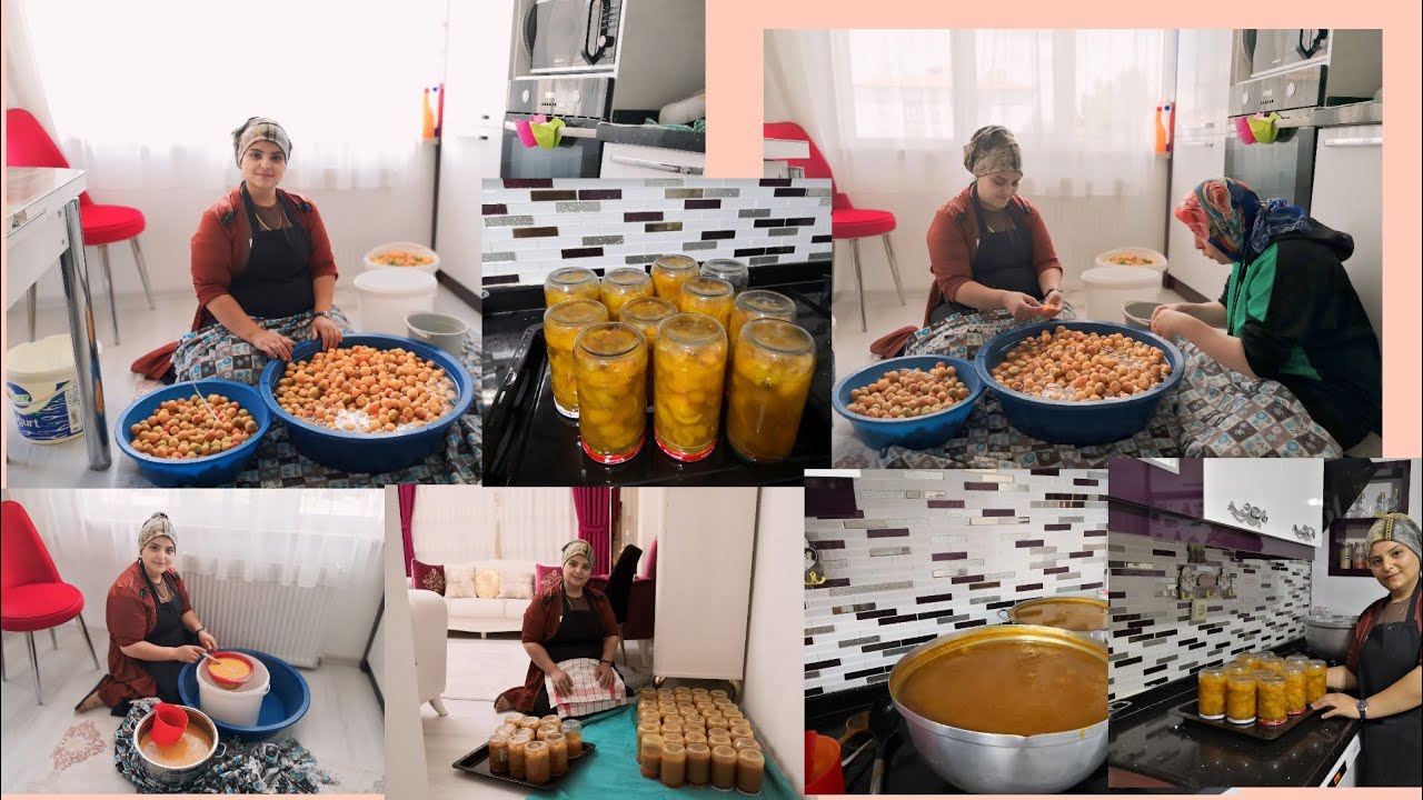 Doğal organik Kayısı suyu yaptık |kayısı Reçeli yaptık/kayısılarla geçen bir gün ❤️