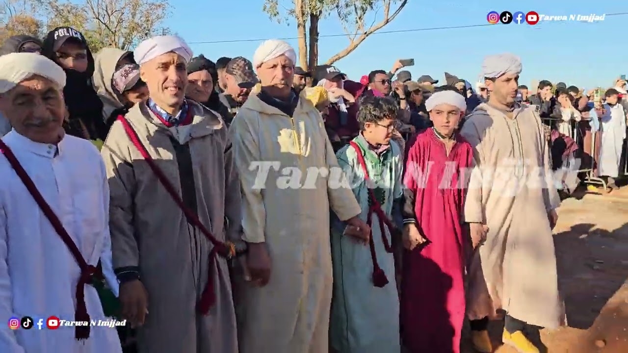 فرقة أحواش إمجاض بمركز كراما بمناسبة حفل رأس السنة الأمازيغية بتاريخ 01/02/2026 الجزء الأول 