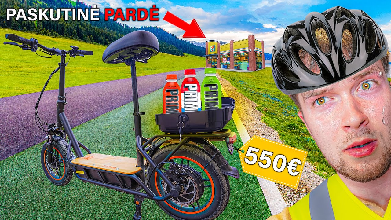 Ar Mano E-paspirtukas Išlaikys? 4h Iki Tolimiausios Parduotuvės! (KUKIRIN C1 PRO)