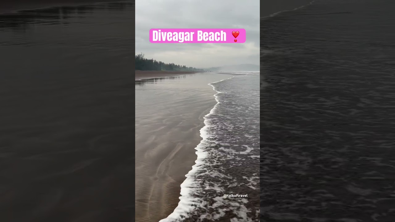 Visit Diveagar Beach for a clean and peaceful shoreline. Detailed video Out Now 🌊