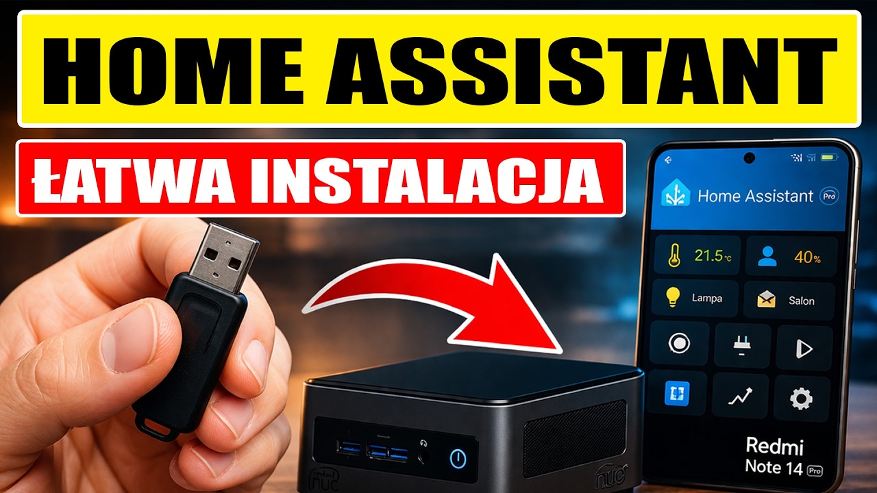 Najprostsza instalacja Home Assistant bez wyciągania dysku