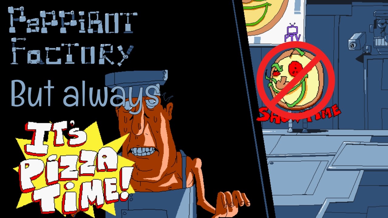 Pizza Tower: Peppibot Factory but It's Pizza Time start from the beginning