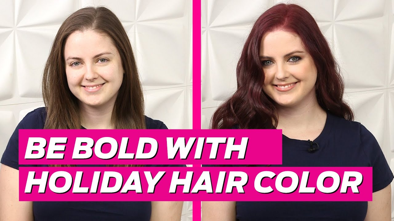 Be Bold With Your Holiday Hair With Satin Hair Color!