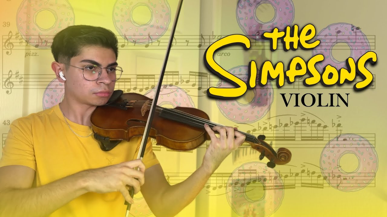 The Simpsons Main Title on Violin | 1st & 2nd Violin | The Imaginist