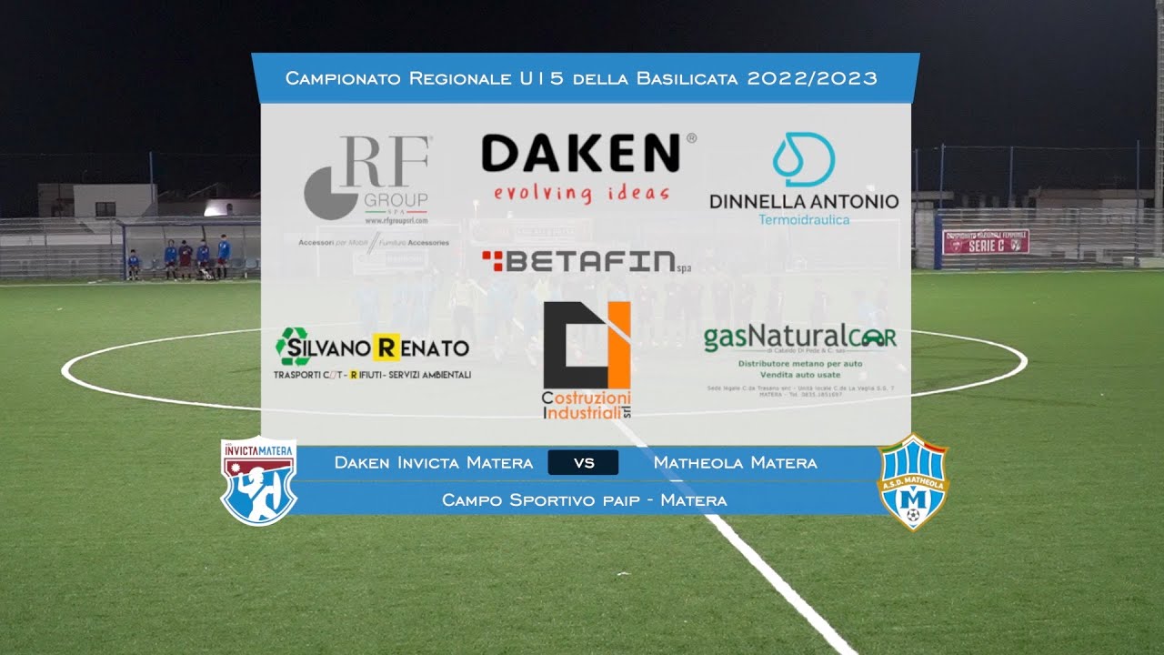 U15 Highlights Daken Invicta Matera 0-5 Matheola Matera