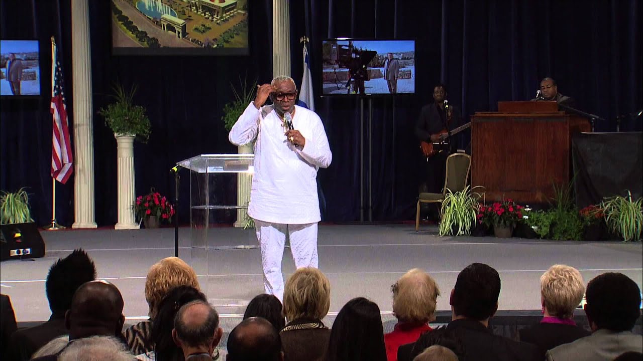 Pastor Ayo Oritsejafor from Nigeria ministering a word on 