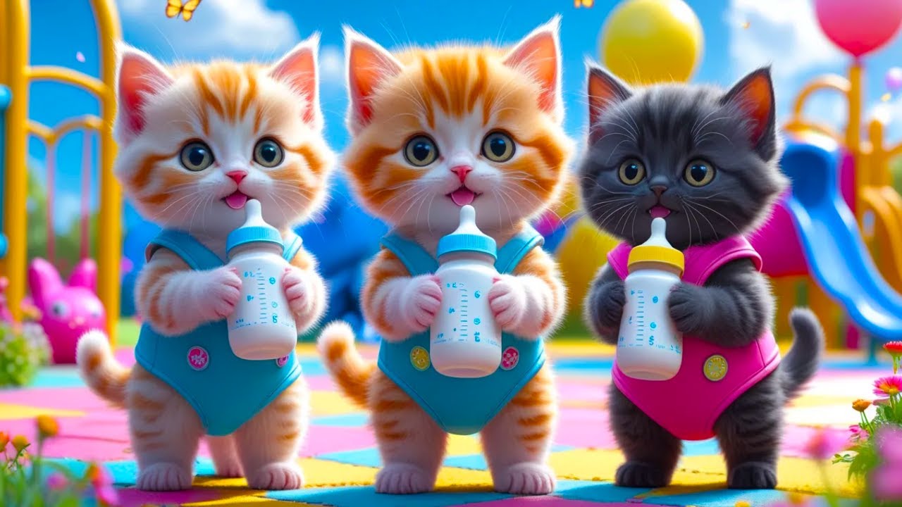 Kucing Joget Pok Ame ame Cilukba | Kucing Lucu | Pok Ame Ame Belalang Kupu kupu Cilukba - Cat Dance