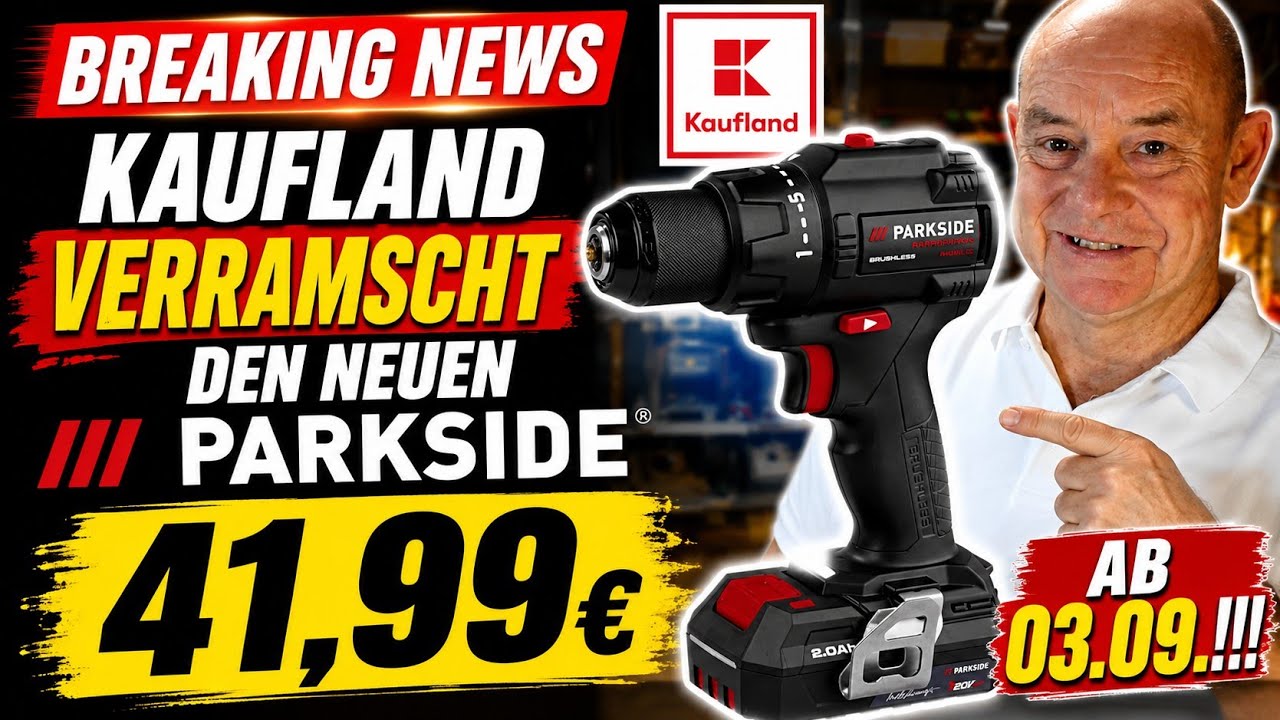 Ramschpreis: Der Weltrekord-Akkuschrauber von Parkside ab 3.9. im Kaufland f&uuml;r 41,99 Euro!!!
