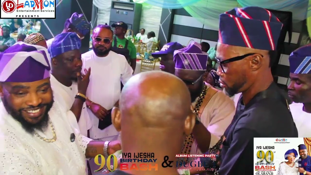 ADISA EYEZ LONELY FOR IYA IJESHA 90TH BIRTHDAY BASH WITH AMB. DUGBE 1 CP 